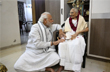 PM Modi visits mother to seek blessings as she turns 100 today