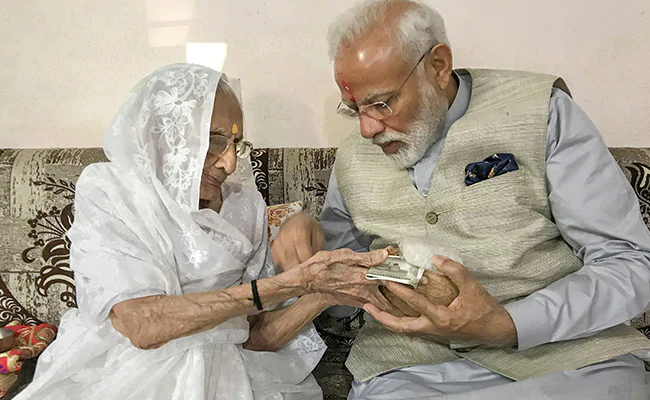 Coronavirus: PM Modi’s mother donates Rs 25,000 to his PM-CARES Fund