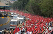 Thousands of Maharashtra Farmers March towards Mumbai