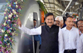 Maharashtra CM Prithviraj Chavan inaugurates Mumbai Metro