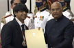 Tokyo Olympics champion Neeraj Chopra receives Khel Ratna Award with 11 others