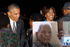 President Obama pays tribute to ailing Mandela