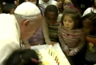 Pope celebrates his 77th birthday by going for breakfast with four homeless people