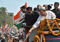 Rahul Gandhi holds roadshow in Varanasi, pays tribute to Pt Madan Mohan Malaviya