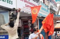 Saffron flags reinstalled in Bengaluru market days after removal