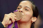 Olympics: Saina bags bronze as injured Wang bows out