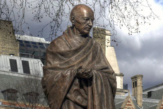 Mahatma Gandhi, Nelson Mandela’s statues in London boarded up ahead of protests