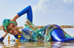 Muslim supermodel Halima Aden makes swimsuit history in hijab and burkini on Sports