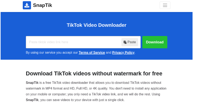 How to Save TikTok Videos Without Watermarks Using SnapTik (4 Easy Steps)