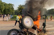 Tractor set on fire at India Gate in Delhi to protest Farm Bills