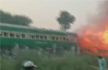 74 passengers dead,  several injured as train catches fire in east Pakistan