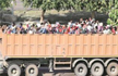 57 Migrants packed in truck paid Rs 3,000 each. Driver wants more riders