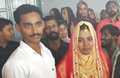 Kerala couples wedding reception was held in a flood relief camp