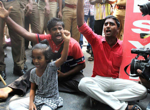 Child Arrested for Protesting