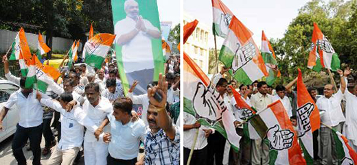 Karnataka Cabinet-Protest1