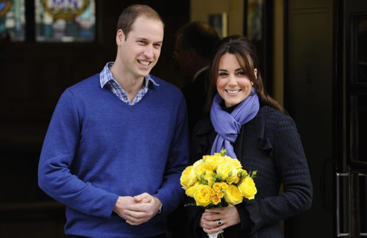 Prince-Kate leaving hospital