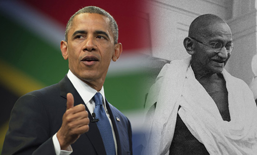 Obama on Mahatma