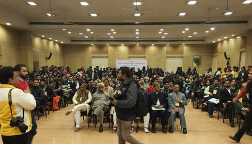 The hue and cry over a seminar on the construction of the controversial Ram Temple in Ayodhya grew louder on Saturday.